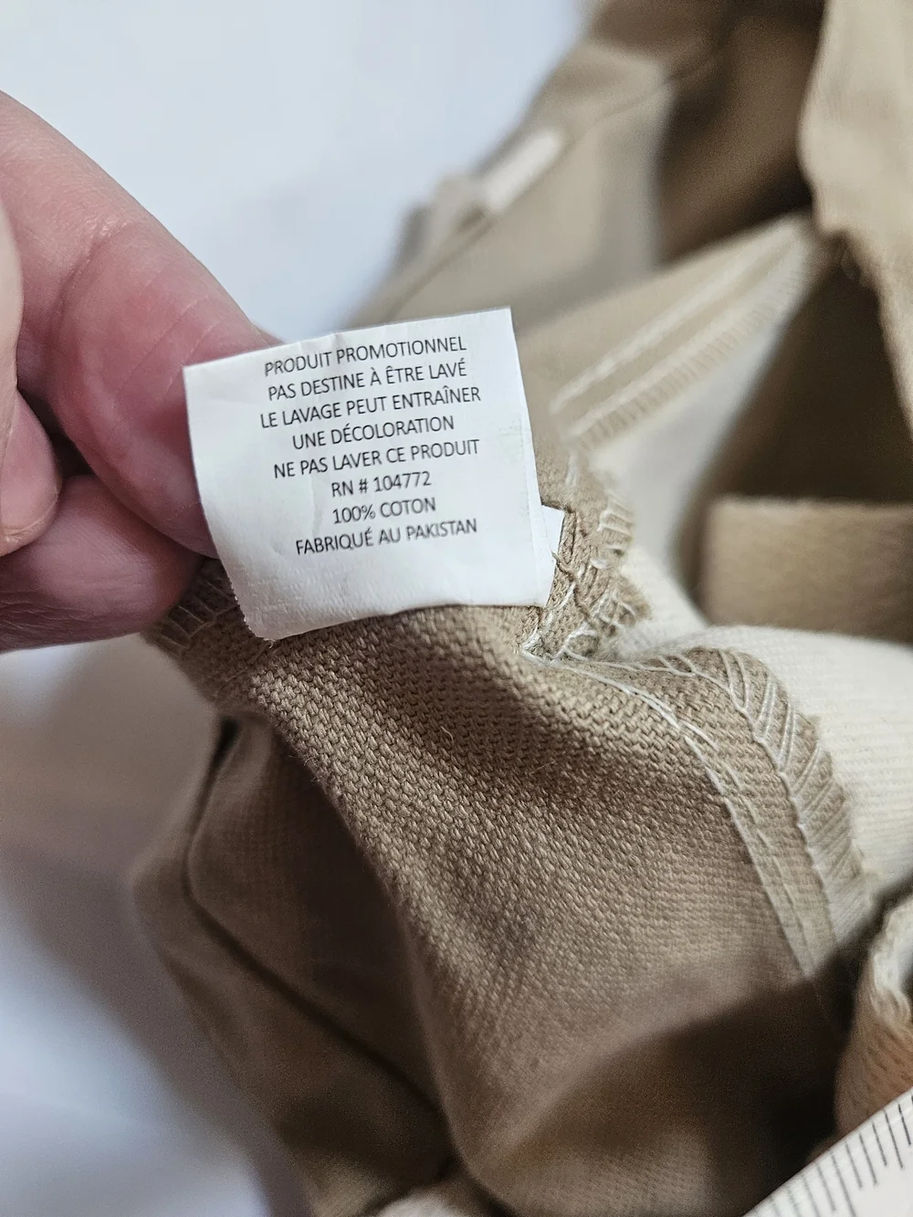 Q-Tees 100% Cotton Canvas Tote Bag 16